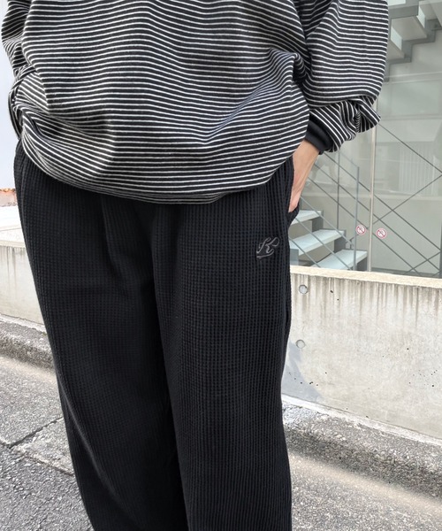WHO'S WHO gallery（フーズフーギャラリー）の「【KOOKY'N/クーキー】ワッフルパンツ（その他パンツ・メンズ・ブラック/ネイビー/ブラウン/グリーン・FREE）」の20枚目の写真