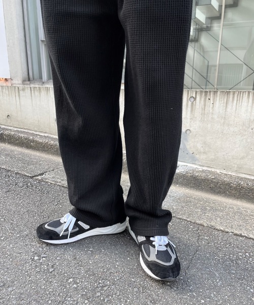 WHO'S WHO gallery（フーズフーギャラリー）の「【KOOKY'N/クーキー】ワッフルパンツ（その他パンツ・メンズ・ブラック/ネイビー/ブラウン/グリーン・FREE）」の10枚目の写真