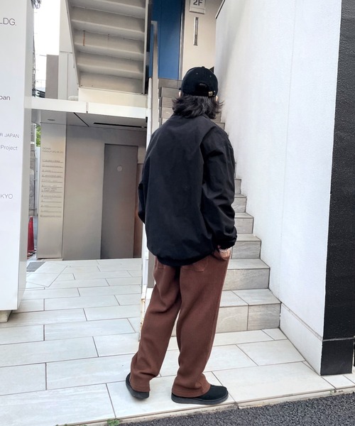 WHO'S WHO gallery（フーズフーギャラリー）の「【KOOKY'N/クーキー】ワッフルパンツ（その他パンツ・メンズ・ブラック/ネイビー/ブラウン/グリーン・FREE）」の11枚目の写真