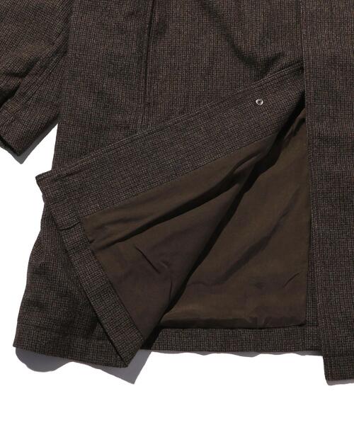 nonnative(ノンネイティブ)の「<nonnative(ノンネイティブ)> PLOUGHMAN TW COAT/アウター □□(ステンカラーコート・メンズ・ブラウン・1/3/2)」の4枚目の写真
