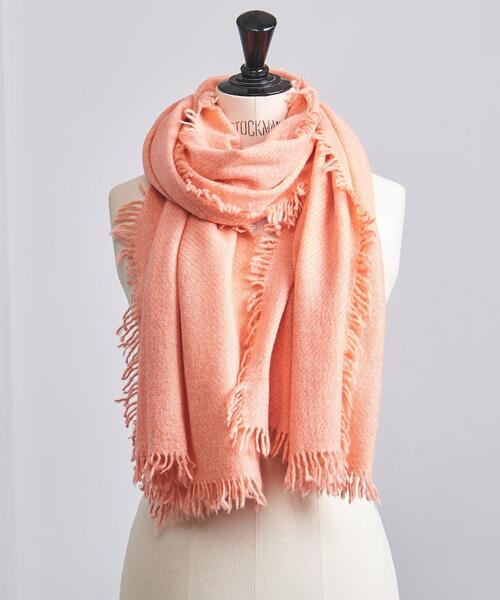 elegancese（エレガンセーゼ）＞カシミヤ フリンジ ストール elegancese