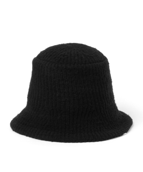 LEPSIM（レプシィム）の「ニットバケットＨＡＴ　219855（ハット・レディース・ベージュ系その他/ブラック・ONE SIZE）」の3枚目の写真