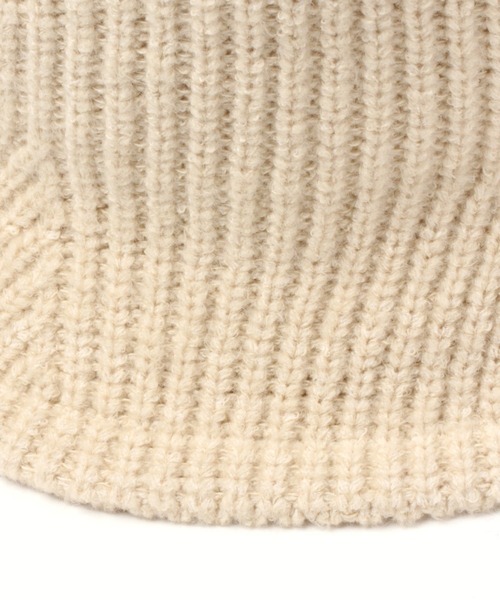 LEPSIM（レプシィム）の「ニットバケットＨＡＴ　219855（ハット・レディース・ベージュ系その他/ブラック・ONE SIZE）」の7枚目の写真
