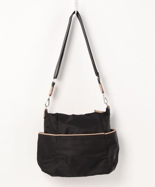 LUGG NAGG（ラグナグ）の「【adottona/アダット】ファスナー付きショルダーバッグ（ショルダーバッグ・レディース・ブラウン/ブラック/カーキ・FREE）」の4枚目の写真