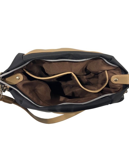 LUGG NAGG（ラグナグ）の「【adottona/アダット】ファスナー付きショルダーバッグ（ショルダーバッグ・レディース・ブラウン/ブラック/カーキ・FREE）」の12枚目の写真