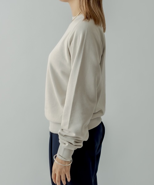 mystic（ミスティック）の「PBPスウェット(MINI)（スウェット・レディース・チャコールグレー/パープル/サックスブルー/アイボリー・FREE）」の17枚目の写真