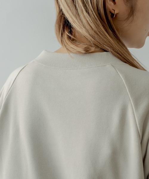 mystic（ミスティック）の「PBPスウェット(MINI)（スウェット・レディース・チャコールグレー/パープル/サックスブルー/アイボリー・FREE）」の19枚目の写真