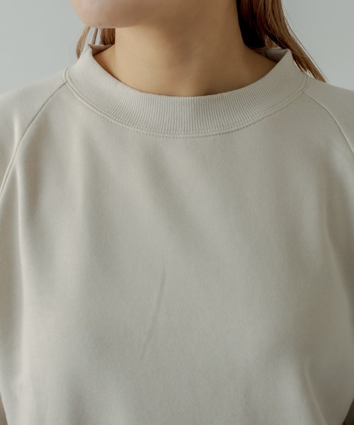 mystic（ミスティック）の「PBPスウェット(MINI)（スウェット・レディース・チャコールグレー/パープル/サックスブルー/アイボリー・FREE）」の20枚目の写真