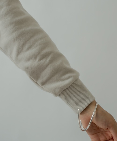 mystic（ミスティック）の「PBPスウェット(MINI)（スウェット・レディース・チャコールグレー/パープル/サックスブルー/アイボリー・FREE）」の21枚目の写真