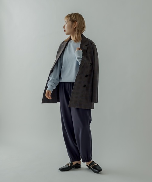 mystic（ミスティック）の「PBPスウェット(MINI)（スウェット・レディース・チャコールグレー/パープル/サックスブルー/アイボリー・FREE）」の13枚目の写真