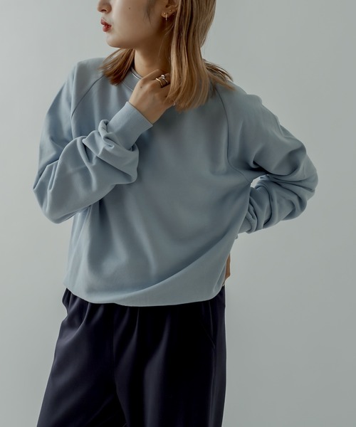 mystic（ミスティック）の「PBPスウェット(MINI)（スウェット・レディース・チャコールグレー/パープル/サックスブルー/アイボリー・FREE）」の15枚目の写真