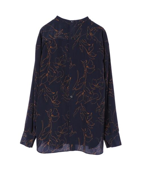 GARAGE OF GOOD CLOTHING(ガレージオブグッドクロージング)の「プリントヨークシャツ*(シャツ/ブラウス・レディース・ネイビー・FREE)」の12枚目の写真