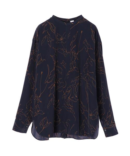 GARAGE OF GOOD CLOTHING(ガレージオブグッドクロージング)の「プリントヨークシャツ*(シャツ/ブラウス・レディース・ネイビー・FREE)」の13枚目の写真