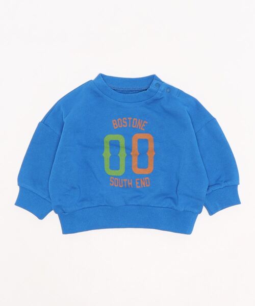 Life Support Products（ライフサポートプロダクツ）の「ロゴプリント裏毛ワイドトレーナー (80～150cm）（スウェット・キッズ・ブラック/ホワイト/ベージュ/グリーン/レッド/パープル/チャコール/マスタード/ブルー・80/90/95/100/110/120/130/140/150）」の13枚目の写真