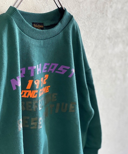 Life Support Products（ライフサポートプロダクツ）の「ロゴプリント裏毛ワイドトレーナー (80～150cm）（スウェット・キッズ・ブラック/ホワイト/ベージュ/グリーン/レッド/パープル/チャコール/マスタード/ブルー・80/90/95/100/110/120/130/140/150）」の10枚目の写真