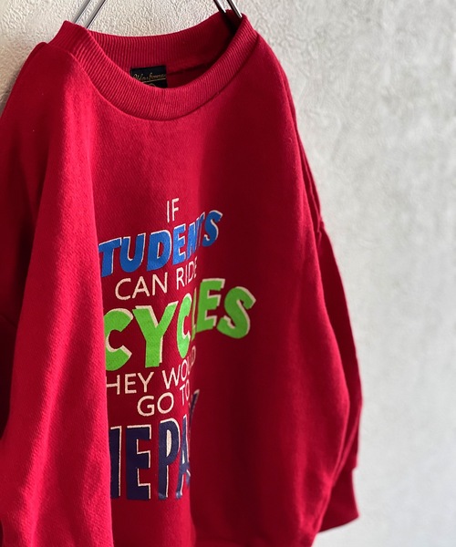 Life Support Products（ライフサポートプロダクツ）の「ロゴプリント裏毛ワイドトレーナー (80～150cm）（スウェット・キッズ・ブラック/ホワイト/ベージュ/グリーン/レッド/パープル/チャコール/マスタード/ブルー・80/90/95/100/110/120/130/140/150）」の19枚目の写真