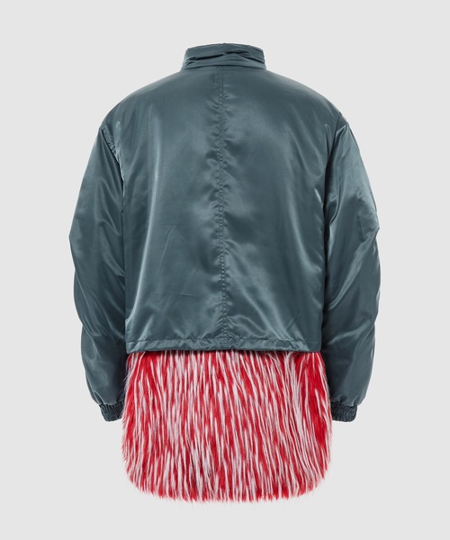 WE11DONE(ウェルダン)の「GREEN LAYERED M65 JUMPER(その他アウター・メンズ・グリーン・S)」の2枚目の写真
