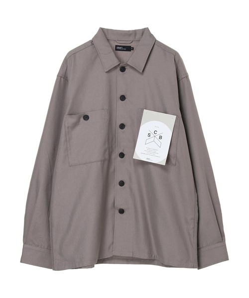 CRAFT STANDARD BOUTIQUE（クラフトスタンダードブティック）の「TRツイル2ポケットシャツ　＊（シャツ/ブラウス・メンズ・キャメル/ブラウン/チャコールグレー/モカ/ネイビー・L/M/LL）」の3枚目の写真