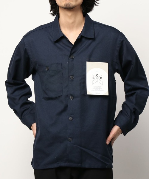 CRAFT STANDARD BOUTIQUE（クラフトスタンダードブティック）の「TRツイル2ポケットシャツ　＊（シャツ/ブラウス・メンズ・キャメル/ブラウン/チャコールグレー/モカ/ネイビー・L/M/LL）」の7枚目の写真