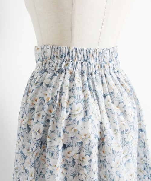 &. NOSTALGIA（アンドドットノスタルジア）の「スプリングフラワープリントスカート（スカート・レディース・ホワイト系その他/パープル系その他・FREE）」の22枚目の写真