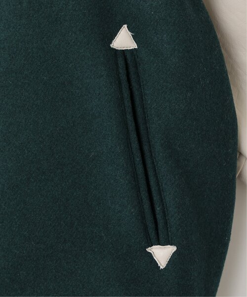 DOUBLE NAME（ダブルネーム）の「リバーシブルスタジャン（スタジャン・レディース・ネイビー/オレンジ/グリーン・FREE）」の21枚目の写真