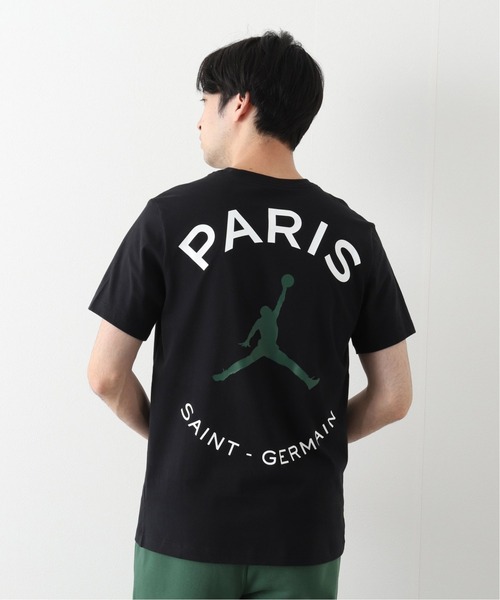 JORDAN BRAND(ジョーダンブランド)の「【JORDAN × Paris Saint-Germain】ロゴ プリント Tシャツ(Tシャツ/カットソー・メンズ・ブラック・SMALL/MEDIUM/LARGE/X-LARGE/XX-LARGE)」の3枚目の写真