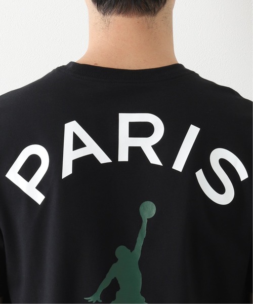 JORDAN BRAND(ジョーダンブランド)の「【JORDAN × Paris Saint-Germain】ロゴ プリント Tシャツ(Tシャツ/カットソー・メンズ・ブラック・SMALL/MEDIUM/LARGE/X-LARGE/XX-LARGE)」の8枚目の写真