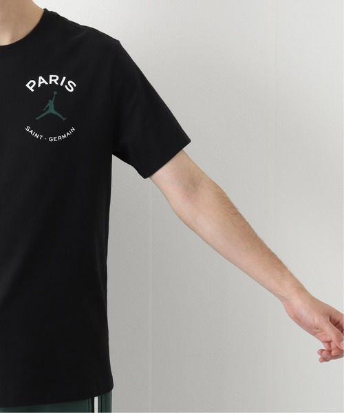 JORDAN BRAND(ジョーダンブランド)の「【JORDAN × Paris Saint-Germain】ロゴ プリント Tシャツ(Tシャツ/カットソー・メンズ・ブラック・SMALL/MEDIUM/LARGE/X-LARGE/XX-LARGE)」の9枚目の写真