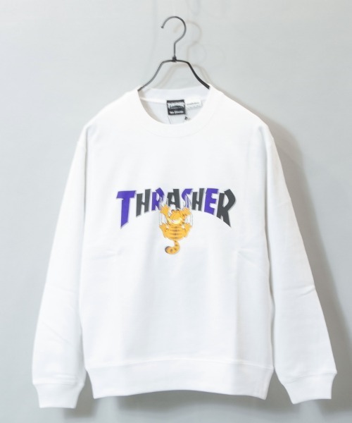 THRASHER（スラッシャー）の「THRASHER GARFILD スウェット（スウェット・メンズ・ホワイト系その他2/ブラック系その他2/グレー/ホワイト/ブラック・M/L/XL）」の2枚目の写真