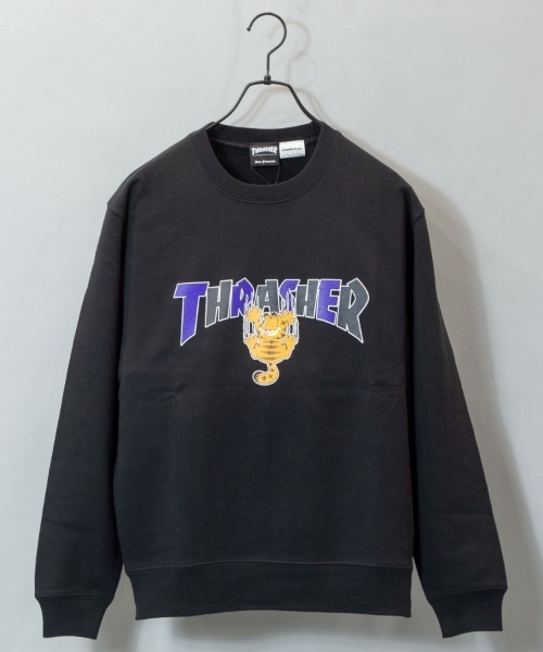 THRASHER（スラッシャー）の「THRASHER GARFILD スウェット（スウェット・メンズ・ホワイト系その他2/ブラック系その他2/グレー/ホワイト/ブラック・M/L/XL）」の3枚目の写真