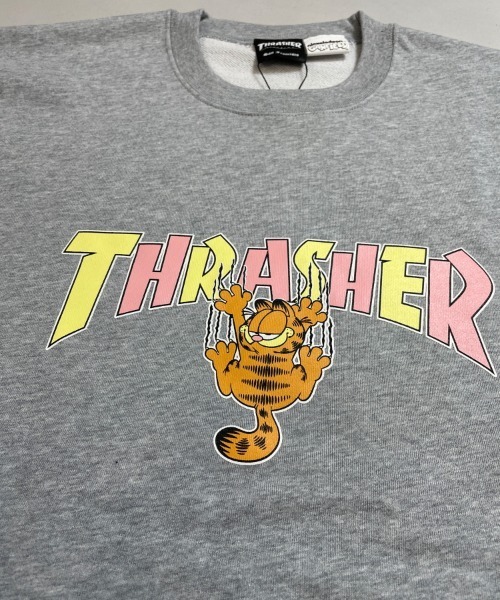 THRASHER（スラッシャー）の「THRASHER GARFILD スウェット（スウェット・メンズ・ホワイト系その他2/ブラック系その他2/グレー/ホワイト/ブラック・M/L/XL）」の9枚目の写真