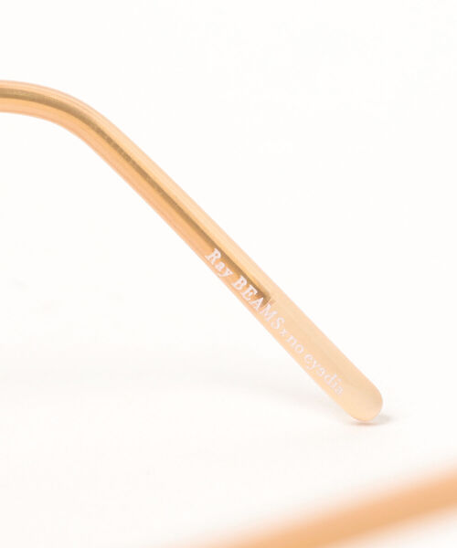 Ray BEAMS（レイビームス）の「noeyedia × Ray BEAMS / 別注 サングラス "NE432"（サングラス・レディース・ベージュ/ブラック・FREE）」の7枚目の写真