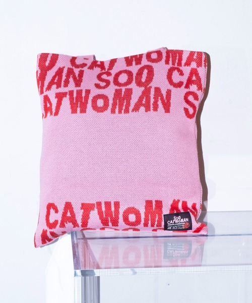 Bonjour Girl（ボンジュールガール）の「【編み物☆堀ノ内】Soo Catwoman Knit Tote Bag（トートバッグ・レディース・ピンク・FREE）」の7枚目の写真
