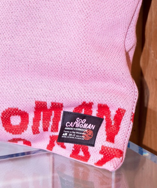 編み物堀ノ内　トートバッグ　SOO Catwoman 編み物堀ノ内 トートバッグ SOO Catwoman SOO CATWOMAN knit bag