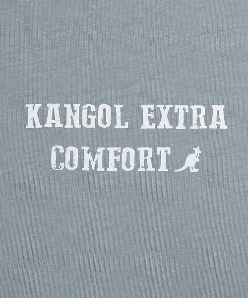 KANGOL EXTRA COMFORT(カンゴールエクストラコンフォート)の「【KANGOL EXTRA COMFORT(カンゴール エクストラコンフォート)】配色袖ラインロゴプリント クルーネックロンT(Tシャツ/カットソー・レディース・ベージュ/ネイビー/ブルーグレー/モカ・LL/M/L)」の12枚目の写真