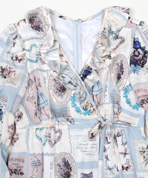 MILK ラブコールdress ブルー MILK（ミルク）の「ラブコール dress（ドレス）」 - WEAR