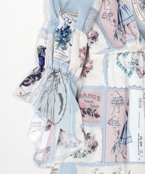 MILK ラブコールdress ブルー MILK（ミルク）の「ラブコール dress（ドレス）」 - WEAR