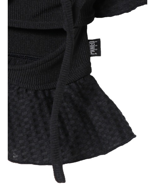 PAMEO POSE（パメオポーズ）の「ELLA Bikini（水着・レディース・ブラック/グリーン・FREE）」の13枚目の写真