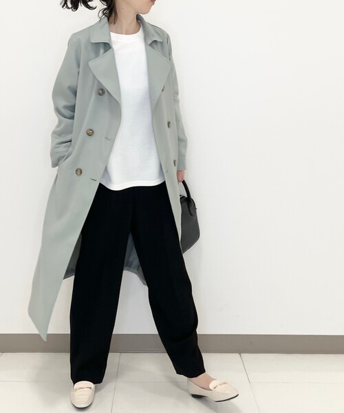 DRESKIP(ドレスキップ)の「◆洗えるイージーケア サス付きセミワイドパンツ(その他パンツ・レディース・ブラック/ベージュ/レモンイエロー・02/03/04)」の8枚目の写真