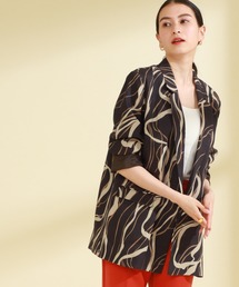 Ray BEAMS | Ray BEAMS / プリント 2ボタン ダブル ジャケット(テーラードジャケット)