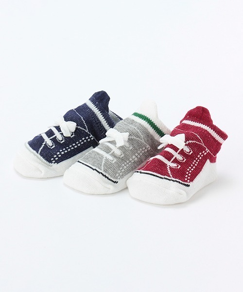 petit main(プティマイン)の「スニーカーカップソックス(ソックス/靴下・キッズ・レッド/トップグレー/ネイビー・9-11cm/11-13cm)」の11枚目の写真