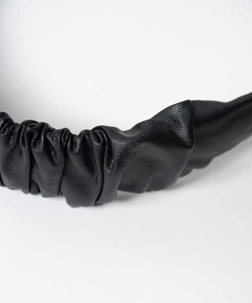 LAYMEE（レイミー）の「Winnel hairband / ウィンネルヘアバンド（ヘアバンド・レディース・ブラック/ベージュ/ブラウン/カーキ・FREE）」の9枚目の写真