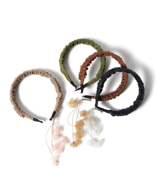 LAYMEE（レイミー）の「Winnel hairband / ウィンネルヘアバンド（ヘアバンド・レディース・ブラック/ベージュ/ブラウン/カーキ・FREE）」の15枚目の写真