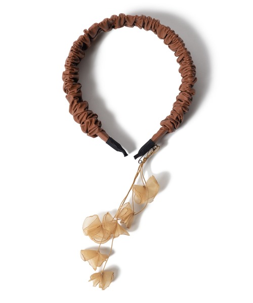 LAYMEE（レイミー）の「Winnel hairband / ウィンネルヘアバンド（ヘアバンド・レディース・ブラック/ベージュ/ブラウン/カーキ・FREE）」の13枚目の写真