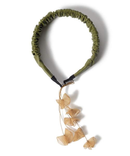 LAYMEE（レイミー）の「Winnel hairband / ウィンネルヘアバンド（ヘアバンド・レディース・ブラック/ベージュ/ブラウン/カーキ・FREE）」の7枚目の写真