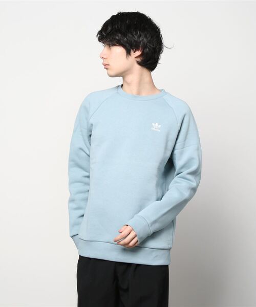 adidas(アディダス)の「アディカラー エッセンシャルズ トレフォイル クルーネック スウェット / トレーナー / アディダスオリジナルス adidas Originals(スウェット・メンズ・オフホワイト/ライトブルー/ブルー・SMALL/MEDIUM/LARGE/X-LARGE/XX-LARGE/X-SMALL/XXX-LARGE)」の11枚目の写真