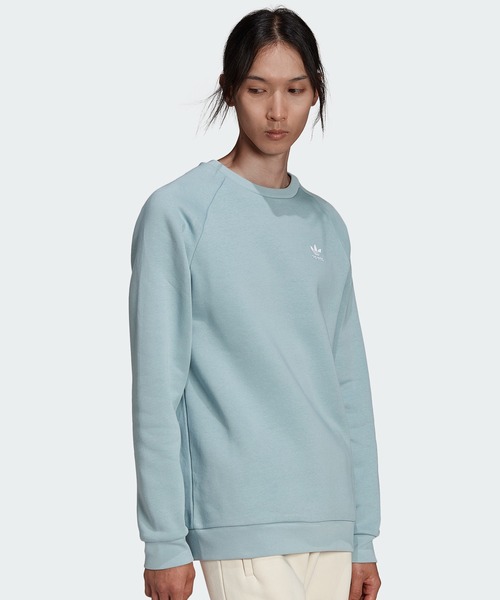 adidas(アディダス)の「アディカラー エッセンシャルズ トレフォイル クルーネック スウェット / トレーナー / アディダスオリジナルス adidas Originals(スウェット・メンズ・オフホワイト/ライトブルー/ブルー・SMALL/MEDIUM/LARGE/X-LARGE/XX-LARGE/X-SMALL/XXX-LARGE)」の12枚目の写真