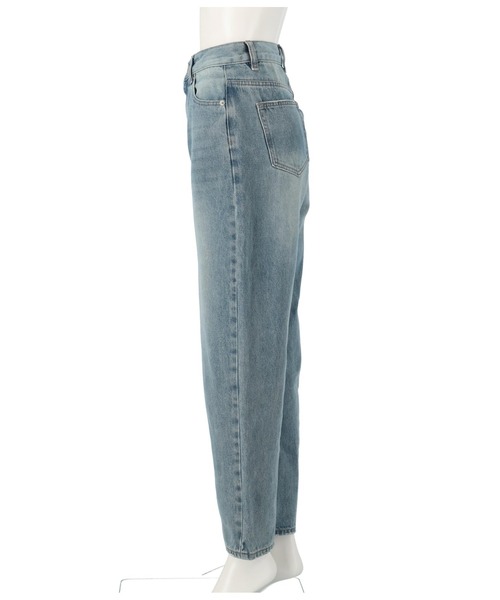 Settimissimo(セッティミッシモ)の「ハイウエストテーパードデニムパンツ(デニムパンツ・レディース・インディゴブルー/ブルー・S)」の10枚目の写真