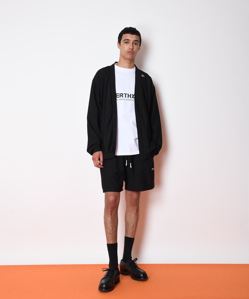 SUPERTHANKS(スーパーサンクス)の「ワンポイントショートパンツ セットアップショーツ 速乾性(ユニセックス)(その他パンツ・メンズ・グレー/グリーン/ネイビー/ブラック・S/M/L)」の19枚目の写真