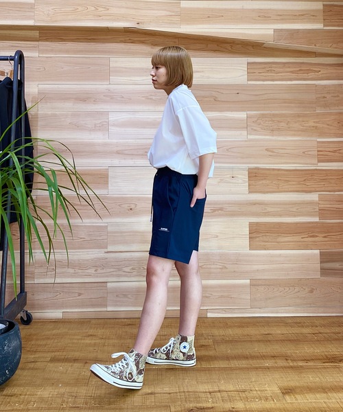 SUPERTHANKS(スーパーサンクス)の「ワンポイントショートパンツ セットアップショーツ 速乾性(ユニセックス)(その他パンツ・メンズ・グレー/グリーン/ネイビー/ブラック・S/M/L)」の7枚目の写真